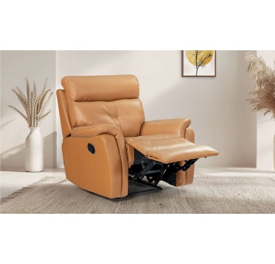Alicia Single Seater - Genuine Leather TAN Colour